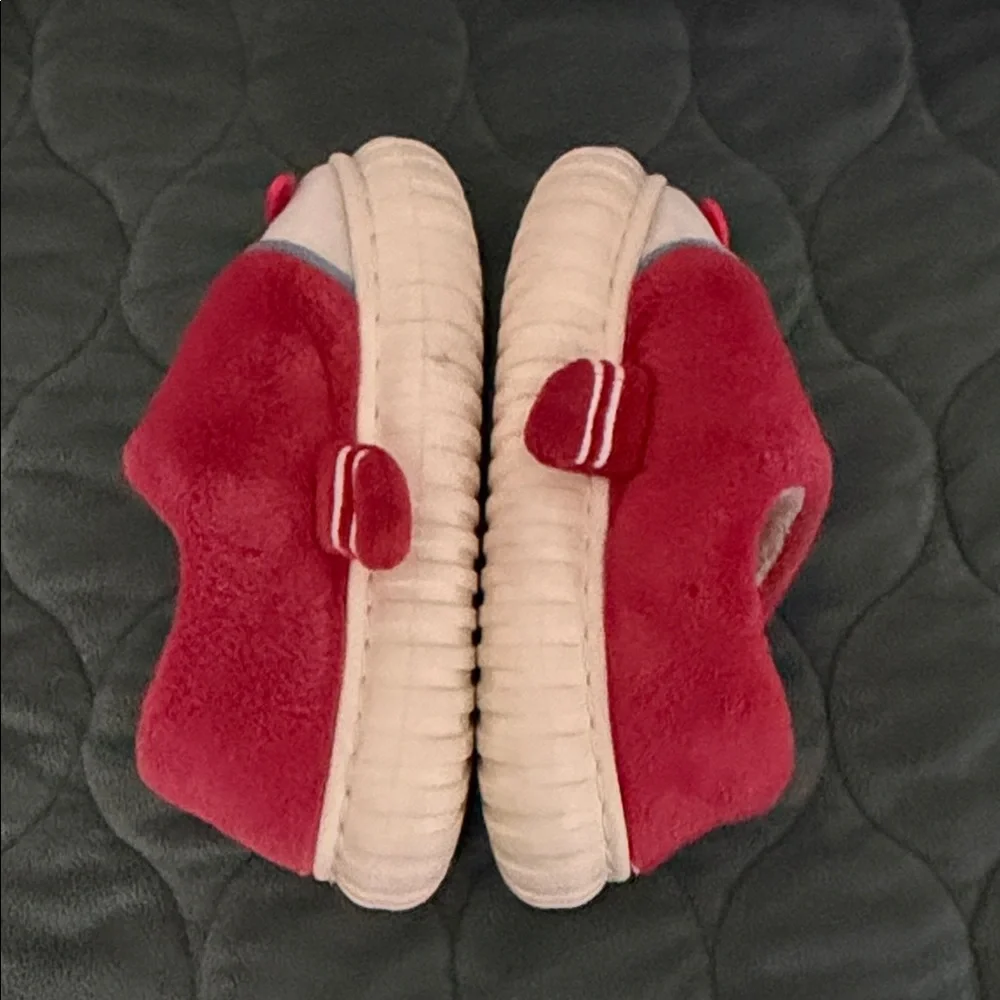 Red and White Kids Shoes
